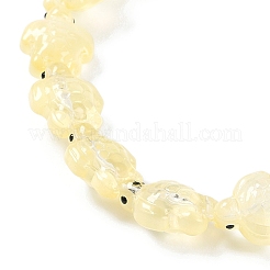 Fili di perle di vetro smaltato trasparente&nbsp;GLAA-B021-06C