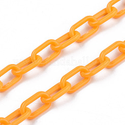 Handgefertigte undurchsichtige Büroklammerketten aus Acryl&nbsp;X-KY-S166-002J