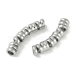 Perles tubulaires courbes en laiton&nbsp;KK-P283-11P