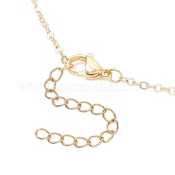 Collane con catena in ottone con ciondolo a perline rotonde in perle d'acqua dolce coltivate naturali&nbsp;NJEW-JN05686