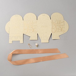 Cajas de cartón texturizado mate para regalo de dulces de boda&nbsp;CON-TAC0008-10