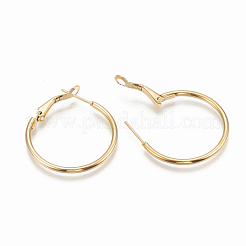 Orecchini a cerchio in acciaio inossidabile 304&nbsp;X-STAS-S078-08-40mm