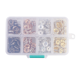 Perline distanziatori strass in ottone&nbsp;RB-JP0002-04