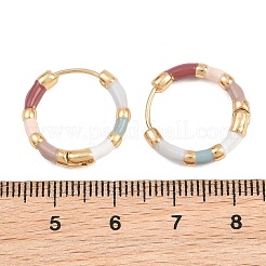 Bunte Damen-Ohrringe aus einer Legierung mit Emaille-Verbundstoff&nbsp;AL-CBA3C8B-17G