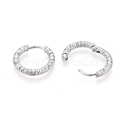 Boucles d'oreilles créoles en acier inoxydable 304&nbsp;STAS-T074-26P