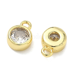 In ottone con pendenti in zirconi chiari&nbsp;KK-I476-12G