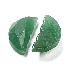 Cabochons d'ailes de papillon en aventurine verte naturelle&nbsp;G-D078-02E