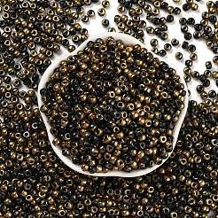 Metallfarbene Glas-Saatperlen&nbsp;SEED-Z001-C-D11