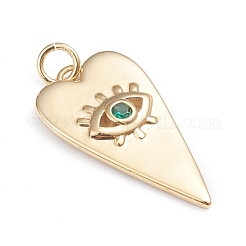 Ottone micro spianare pendenti zirconi&nbsp;ZIRC-I042-01