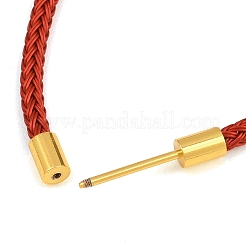 Fabrication de bracelet en fil d'acier tressé&nbsp;KK-CBA6056-03H-G
