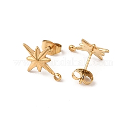 Boucles d'oreilles à tige en acier inoxydable 304&nbsp;STAS-K291-13B-G