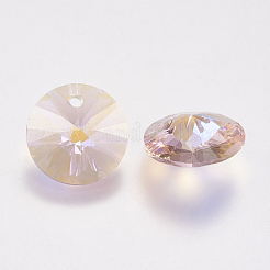 Encantos de rhinestone facetados&nbsp;RGLA-F049-8mm-223PS