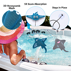 Detergente per vasca da bagno in poliestere e cotone PP&nbsp;AJEW-WH0817-086C