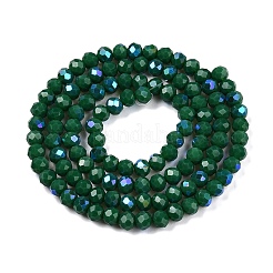 Electroplate opaco colore solido perle di vetro fili&nbsp;EGLA-A044-P4mm-L09
