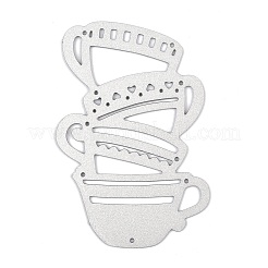 Tasse Kohlenstoffstahl Schneidwerkzeuge Schablonen&nbsp;X-DIY-R079-051