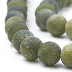 Brins de perles de jade naturel du sud de la Chine&nbsp;G-T106-070