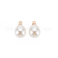 ABS Kunststoff Nachahmung Perlen Charms&nbsp;KK-N242-025