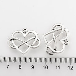 Tibetischer stil Aluminium Anhänger & Charms&nbsp;TIBEP-Q078-39AS-NR