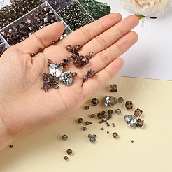 DIY graue Serie Schmuckherstellungssets&nbsp;DIY-YW0002-94C