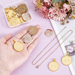 DIY-Sets zum Herstellen von Halsketten mit Anhängern aus Eisen und Legierung&nbsp;DIY-NB0014-07G