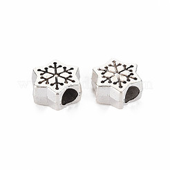 Perline foro grande in lega sitle tibetano&nbsp;TIBEB-N007-020