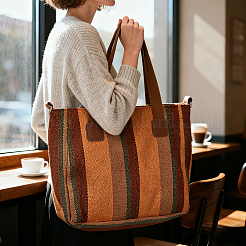 Gestreifte Canvas-Taschen&nbsp;ABAG-CN0001-70A