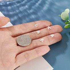 6 pz. 925 perline cave iniziali in argento sterling&nbsp;STER-TA0001-53V