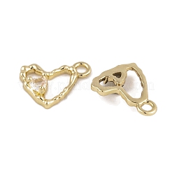 Breloques en laiton zircon cubique transparent&nbsp;KK-L212-19G
