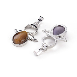 Pendentifs en pierres précieuses mixtes naturels et synthétiques&nbsp;G-X0005-09P