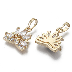 Charms in ottone micro cubic zirconia&nbsp;KK-N235-031A