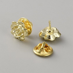 Anstecknadeln aus Blumenlegierung für Rucksackkleidung&nbsp;JEWB-WH0026-61G