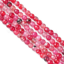 Natürlichen Knistern Achat Bead Stränge&nbsp;X-G-R344-4mm-55