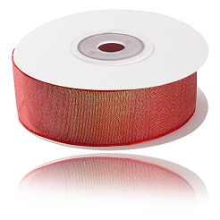 Flaches Organzaband in Regenbogenfarbe&nbsp;OCOR-WH20013-017B