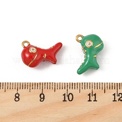 Pendentifs en acier inoxydable 304 émaillés&nbsp;STAS-P396-20G-M