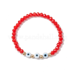3 bracelet extensible en perles de verre&nbsp;BJEW-JB11577