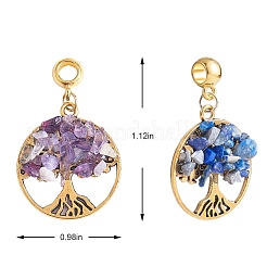 20 stücke 4 stile natürliche gemischte europäische baumelnde charme&nbsp;G-SZ0002-18