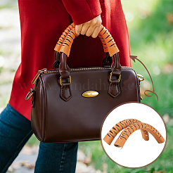 2 Stück Griffband für Taschen aus Rindsleder&nbsp;DIY-WH0750-355B