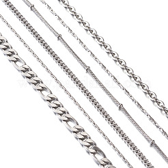 Collar de cadena de acero inoxidable 304&nbsp;NJEW-TA0001-10P