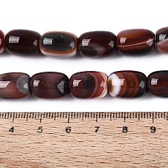 Chapelets de perles d'agate naturelle&nbsp;G-N356-02B-03