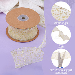 10 Yard glitzerndes Polyesterband&nbsp;OCOR-TAC0034-02A