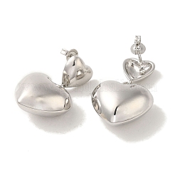 Clous d'oreilles en laiton&nbsp;EJEW-R162-12B-P
