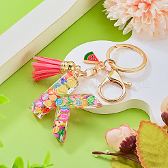Portachiavi in resina con lettere della serie Fruit&nbsp;KEYC-TAC0033-02K