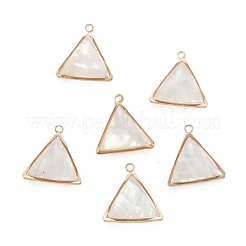Pendentifs en coquille blanche naturelle&nbsp;X-KK-K252-07G-01