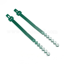 Многоразовые пластиковые кабельные стяжки, регулируемые завязки, садовый инструмент, зелёные, 350x31x5 мм