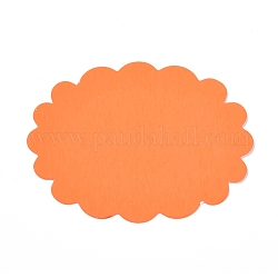空白の販売価格ラベルタグ  表示タグ販売サイン  小売店のパーティーの記念品に  オレンジ  5x7x0.05cm