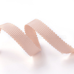 La cinta del grosgrain del poliester, cinta de petersham, para la fabricación de la joya, rosa brumosa, 3/8 pulgada (10 mm), 50yards / rodillo (45.72 m / rollo)