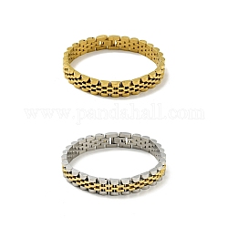 Placage ionique (ip) 304 bracelet chaîne à maillons épais en acier inoxydable, bracelet de montre bracelet chaîne pour hommes femmes, couleur mixte, 8-1/8 pouce (20.5 cm)
