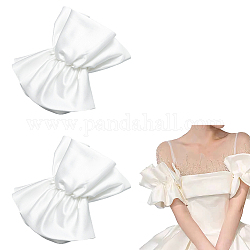 Abnehmbare Puffärmel aus Polyester, für Hochzeit, Brautkleid, Tüll-Accessoires, weiß, 253x310x50 mm