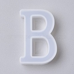 Silicone Molds, Resin Casting Molds, For UV Resin, Epoxy Resin Jewelry Making, Letter, Letter.B, 4x2.8x1.1cm