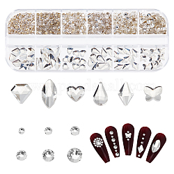 Arricraft 12 Styles Nagelkunst Strasse, Nail Gems Crystal Glass Charms Nail Art Dekoration für Nail Design Craft Art Schuhe Hochzeitsdekoration